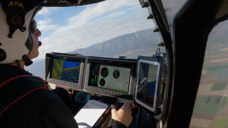 Archer flight at 7,000 feet altitude